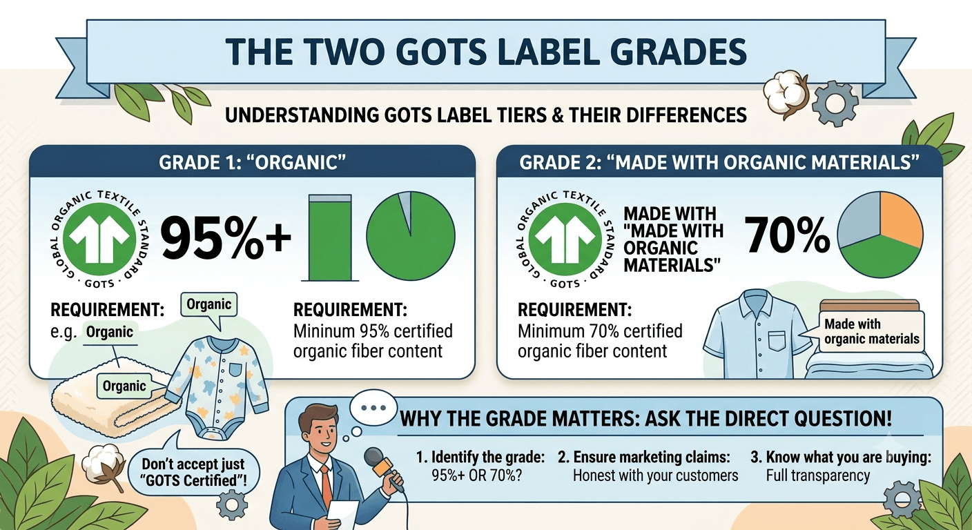 The Two GOTS Label Grades