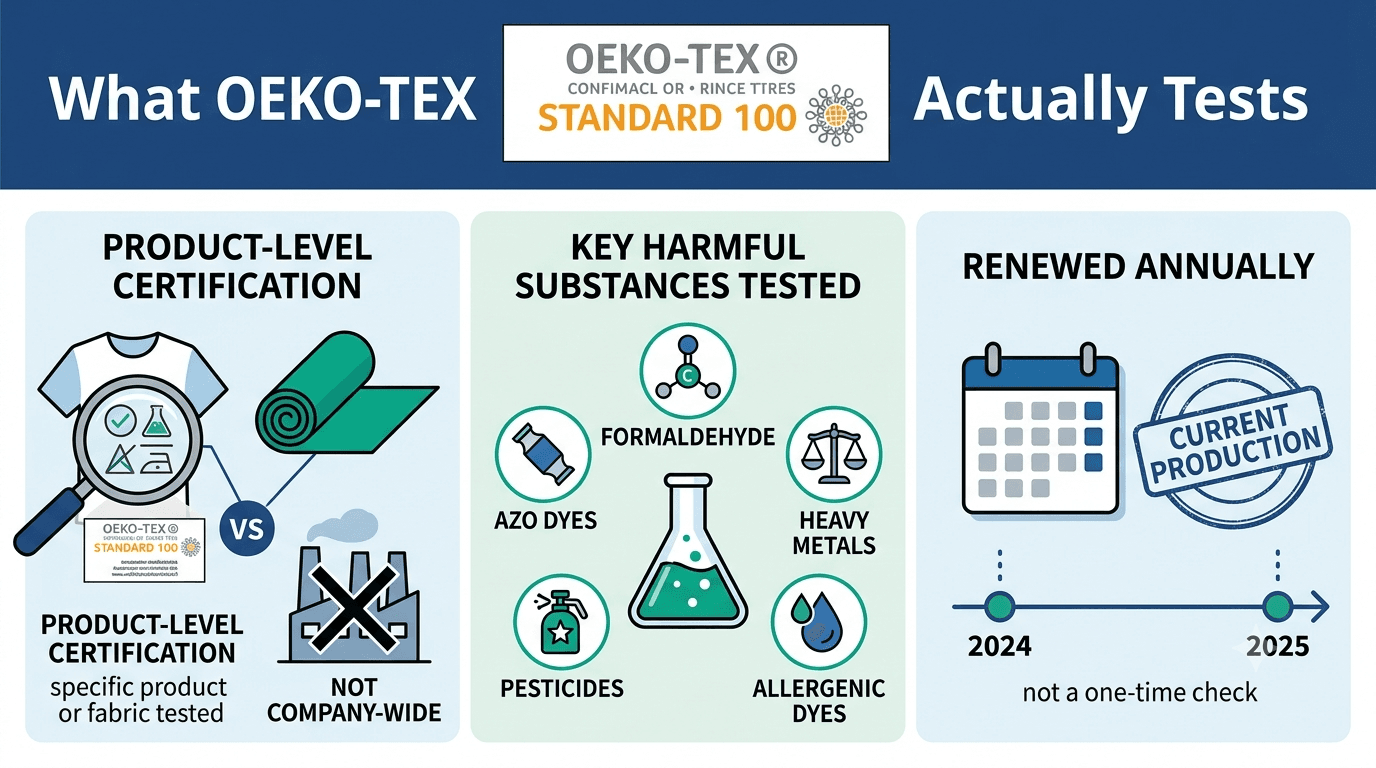 What OEKO-TEX Actually Tests